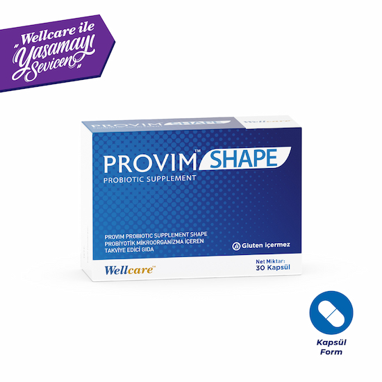 Wellcare Provim Shape Probiyotik 30 Kapsül